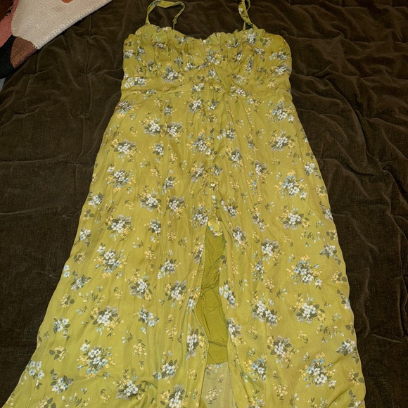 Green Floral dress - Picture 1 of 2